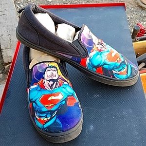 Bioworld DC Comics Superman Men's Canvas Slip-On 